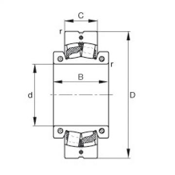 FAG Spherical roller bearings - 222S.204