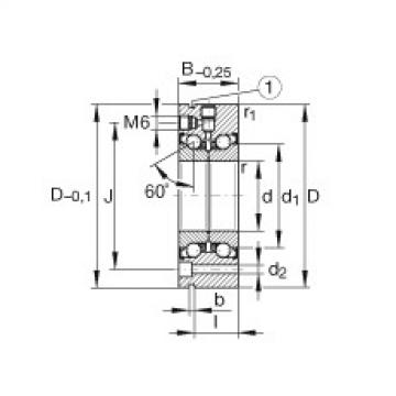 FAG Axial angular contact ball bearings - ZKLF60145-2Z-XL