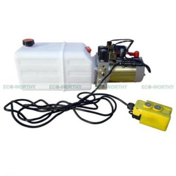 12V Volt DC 6 Quart Hydraulic Pump Power Unit Pack 3200 PSI Fit for Lift UP/Down