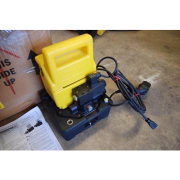 ENERPAC PUD-1100B HYDRAULIC PUMP T-481-110 PARKER CRIMPER PUMP 10000 PSI DUMP VA