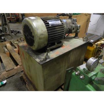 Tokyo 1.5 kW / 2 H.P. Motor &amp; Vickers Hydraulic Pump, PVB6-RSY-20-CM-11-JA-S7