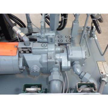 60-GALLON HYDRAULIC POWER UNIT, 15 HP HYUNDAI MOTOR, PARKER PUMP, HEAT EXCHANGER