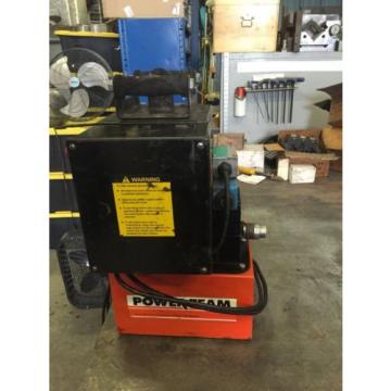 OTC POWERTEAM PE213S 10,000 psi HYDRAULIC PUMP single acting 1HP, 115/230v 1 ph