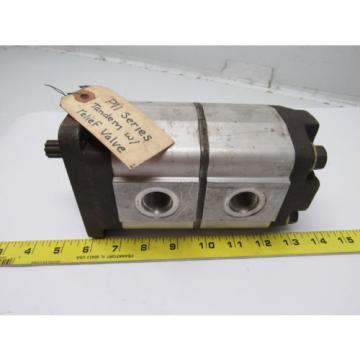 Commercial Shearing P11 Tandem Hydraulic Pump W/Relief Valve