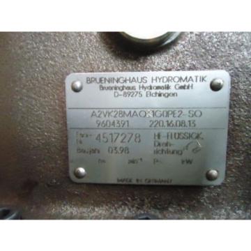 BRUENINGHAUS HYDROMATIK, A2VK28,  A2VK28MAOR1G0PE2-SO,