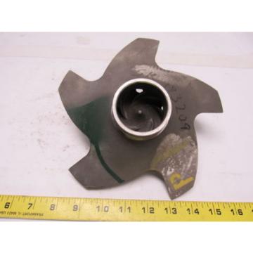 Flowserve  8 1/2&#034; Pump Impeller Stainless Steel 5 Vane