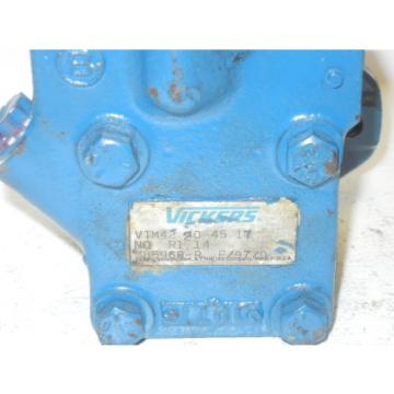 VICKERS VTM42 20 45 17 N0 R1 14 USED HYDRAULIC PUMP VTM42204517N0R114