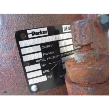 Parker PVP33302R26B1V21 Tandem Hydraulic Pump PVP33202R26A421