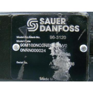 SAUER DANFOSS AXIAL PISTON HYDRAULIC MOTOR 1.74 SHAFT 90M100NC0N8N0F1