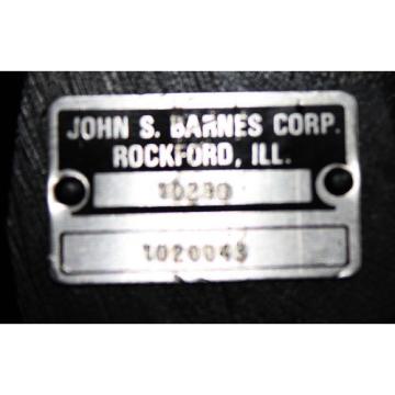 Barnes Corp Rotary Hydraulic Flow Divider #1020043 &amp; Hydraforce 6351012 Solenoid