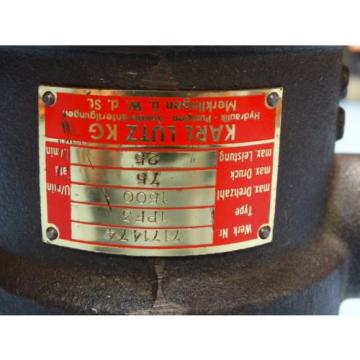 Karl Lutz KG 1PF3, 7171474 hydraulic pump, 25l/min