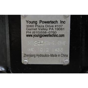 REBUILT YOUNG POWERTECH YMTE250-B2E-G1-SF-B HYDRAULIC PUMP 1-1/4&#034; SHAFT DIA.