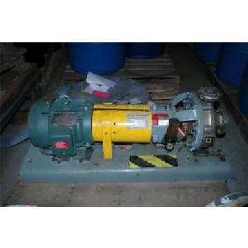 FlowServe Flow Serve Durco MK3 Pump 1x1.5&#034; &amp; 3 HP Reliance Motor 230/460 V