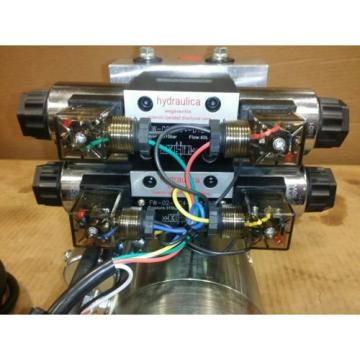 12 Volt DC Dual Acting Hydraulic Power unit 1.3 GPM @ 3000 PSI