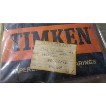 Sundstrand Cone Bearing #2 &#034;Timken&#034; 46780 P/N 99083540 CAT 996101176 RR 19/00559