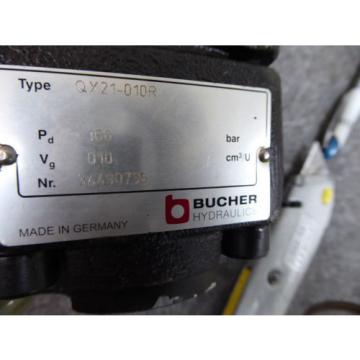 NEW BUCHER HYDRAULICS GEAR PUMP QX21-010R # 34490795