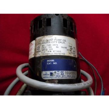 Little Giant 977452, 115V, 50/60Hz, 3000rpm  Pump