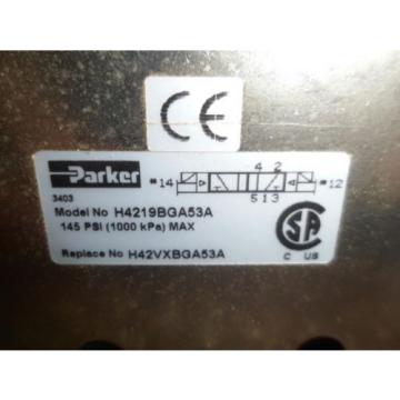 New Parker H4219BGA53A replaces H42VXBGA53A