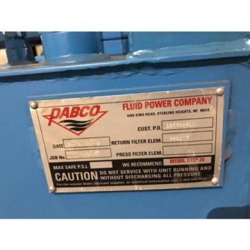 10 HP PABCO HYDRAULIC POWER UNIT WITH VICKERS PUMP