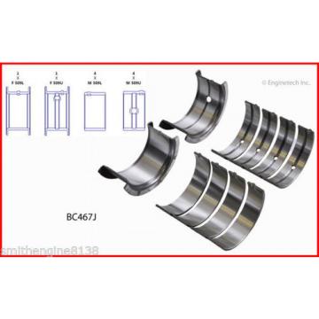 Rod Main &amp; Cam Bearing Combo SB 400 V8 Chevy Car Truck Van 70-80  Standard Sizes