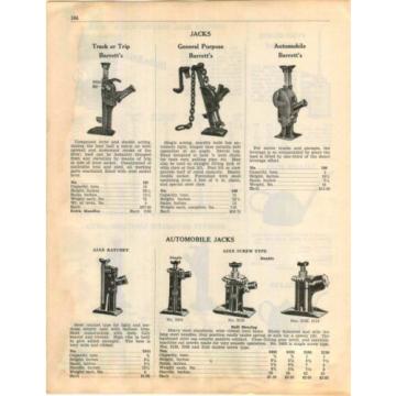 1936 ADVERTISEMENT Simplex Ball Bearing Screw Barrett Jacks Ajax Car Auto