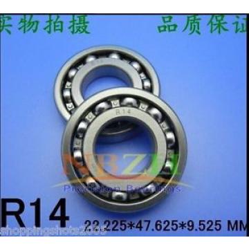 10pcs R14 open 22.225*47.625*9.525 MM Bearing Miniature Ball Radial Bearings