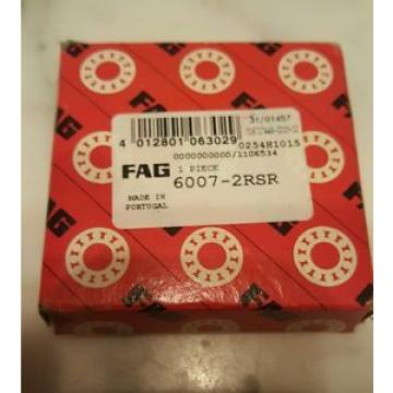 6007 2RSR FAG Radial Ball Bearing