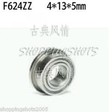 1pc F624ZZ 4x13x5 Flanged 4*13*5 mm F624Z Miniature Ball Radial Bearing F624 ZZ