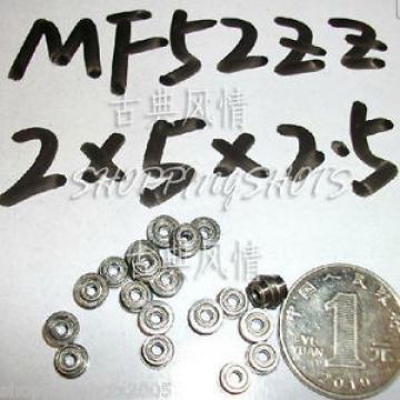 1pc MF52ZZ 2x5x2.5 Flanged 2*5*2.5 mm MF52Z Miniature Ball Radial Bearing MF52 Z