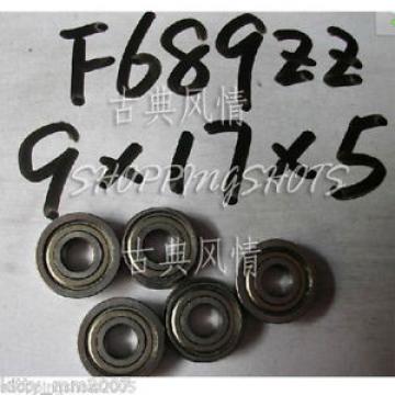 1pc F689ZZ 9x17x5 Flanged 9*17*5 mm F689Z Miniature Ball Radial Bearing F689 ZZ