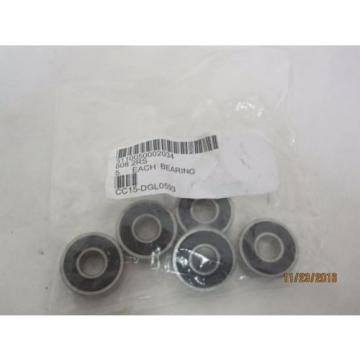 50 QTY 608-2RS C3 EMQ Premium Sealed Radial Ball Bearing, 8x22x7mm