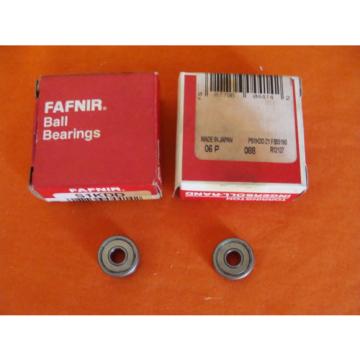 NEW OLD STOCK  FAFNIR S1KDD DEEP GROOVE RADIAL BALL BEARING LOT OF 2