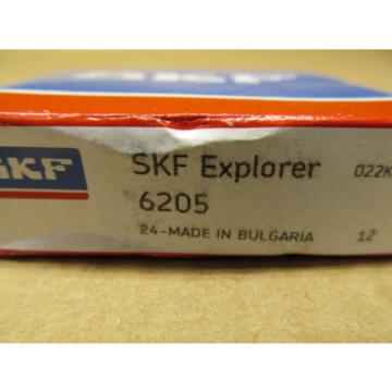 1 NIB SKF 6205 RADIAL/DEEP GROOVE BALL BEARING 25MM ID, 52MM OD, 15MM WIDTH, C0