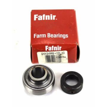 IR Fafnir G1012KRRB Radial Deep Groove Bearing Insert 3/4&#034; Bore 47mm OD USA 4J