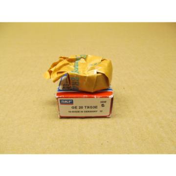 1 NIB SKF GE 20 TXG3E GE20TXG3E RADIAL BEARING BORE DIA: 20MM, OD: 35MM, SEAL