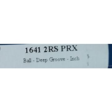 BL 1641 2RS PRX Radial Ball Bearing, PS, 1In Bore Dia