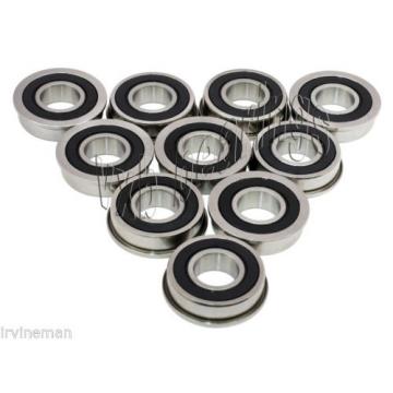 10 Flanged 6x10 Sealed 6x10x3 Miniature Deep Groove Radial Ball Bearings