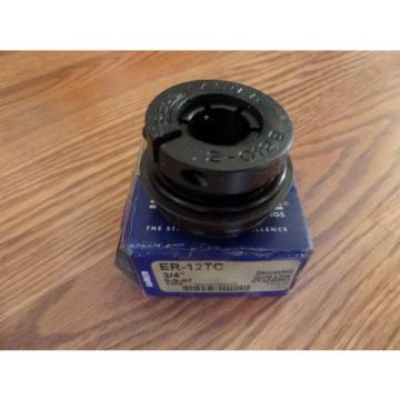 SealMaster Radial Insert Bearing ER-12TC ER12TC 3/4&#034; Bore New