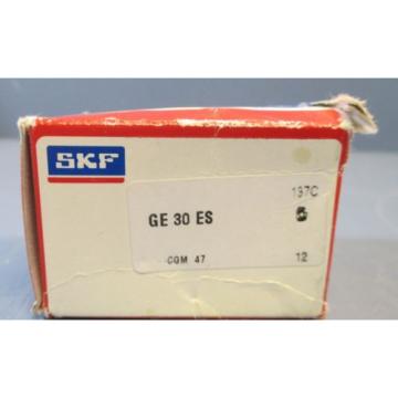 SKF GE 30 ES Spherical Plain Radial Bearing 30 x 47 x 22mm Unsealed NIB