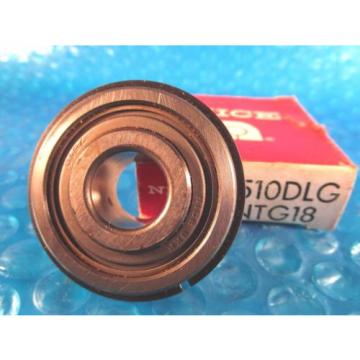 NICE 7510DLGTN, 7500 Series Precision Ground Radial Bearing, Snap Ring