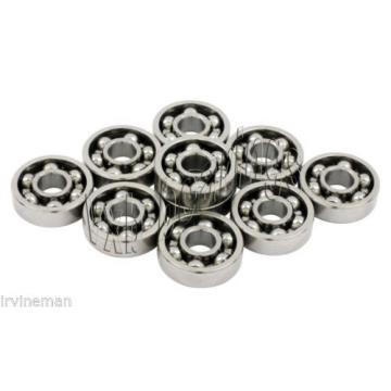 10 5x11 Open 5x11x3 Miniature Deep Groove Radial Ball Bearings