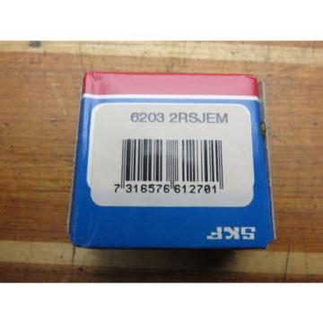 SKF 6203-2RS Deep Groove Radial Ball Bearing 17mm ID X 40mm OD X 12mm Lot of 10