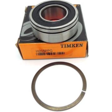 LOT OF 3 NIB TIMKEN W205PPG BALL BEARINGS RADIAL DEEP GROOVE 25X25X20.6MM