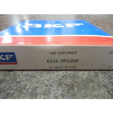 NEW SKF Explorer 6216 2RSJEM Deep Groove Radial Ball Bearing