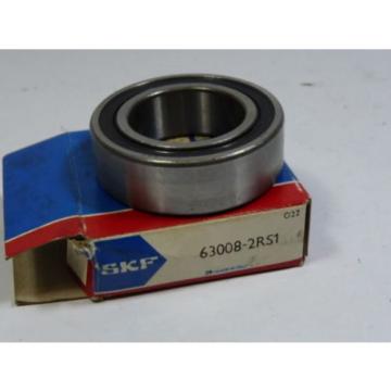 SKF 63008-2RS1 Radial Bearing 40x68x21mm Deep Groove  NEW