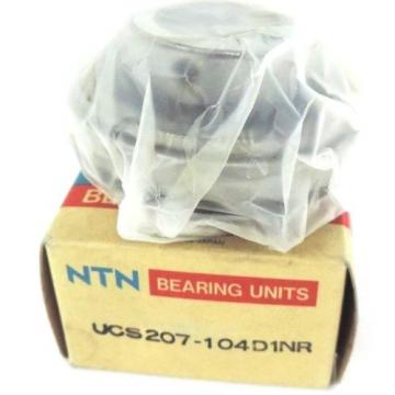 LOT OF 2 NIB NTN UCS207-104D1NR RADIAL INSERT BALL BEARINGS UCS207104D1NR