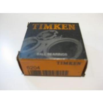 6204  (Single Row Radial Bearing) TIMKEN