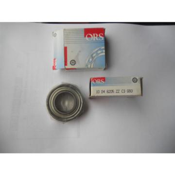 2 NEW ORS 6205 ZZ C3 Single Row Radial BEARING 25 x 52 x 15 mm