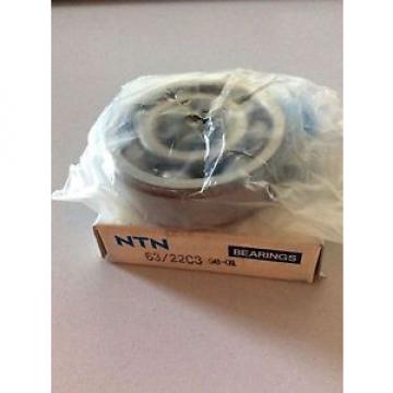 63/22C3 NTN SINGLE ROW DEEP GROOVE RADIAL BALL BEARING