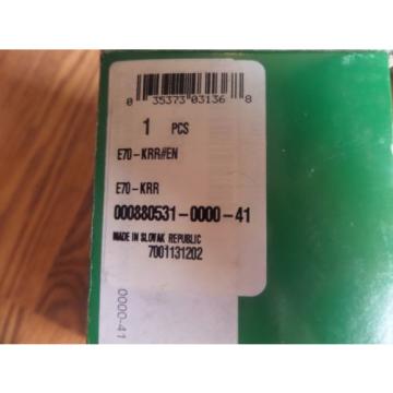 INA Radial Insert Ball Bearing with Collar E70-KRR E70KRR New